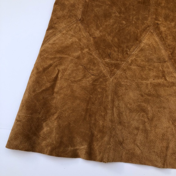 Vintage leather maxi skirt - Picture 5 of 6